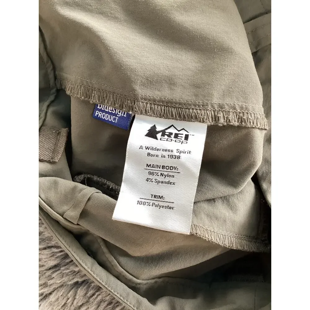 Rei Co-Op Men's Straight Leg Sahara Path‎ Pants Hiking Outdoor Green Size 32x30 - Picture 6 of 10